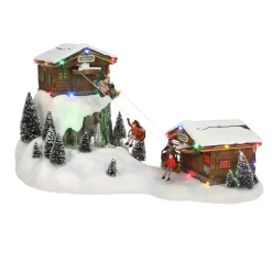 Luville Kerstdorp>Kerstdorp Skilift 45 x 25 x 23 cm