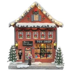Kerstdorp>Kerstdorp speelgoedwinkel 18x8x22cm