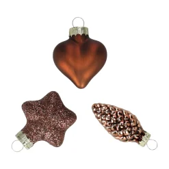 O'malley Kerstballen|Kerstdecoratie>Kersthanger mix 12st. bruin