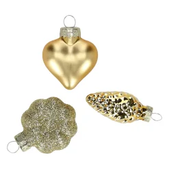 O'malley Kerstdecoratie|Kerstballen>Kersthanger mix 12st. goud