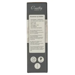 O'malley Kerstdecoratie|Kerstverlichting>Kerstman op ladder 116 LED warm wit