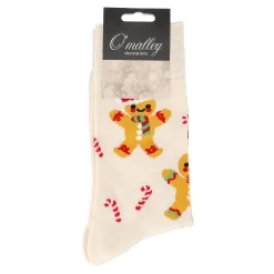 O'malley Kerstkleding>Kerstsok Ginger creme 39-43