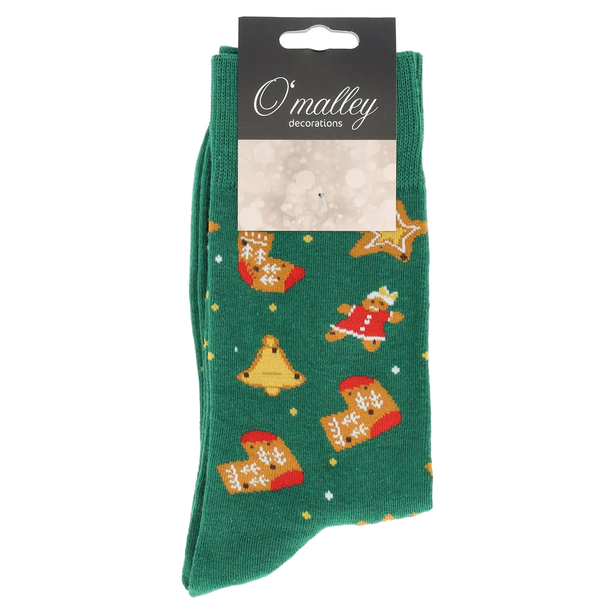 O'malley Kerstkleding>Kerstsok Ginger groen 39-43