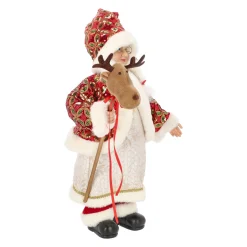 O'malley Kerstdecoratie>Kerstvrouw 60 cm classic santa