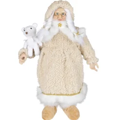 O'malley Kerstdecoratie>Kerstvrouw 65cm sweet beige