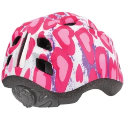 Polisport Fietsspullen>Kinderhelm glitter hearts