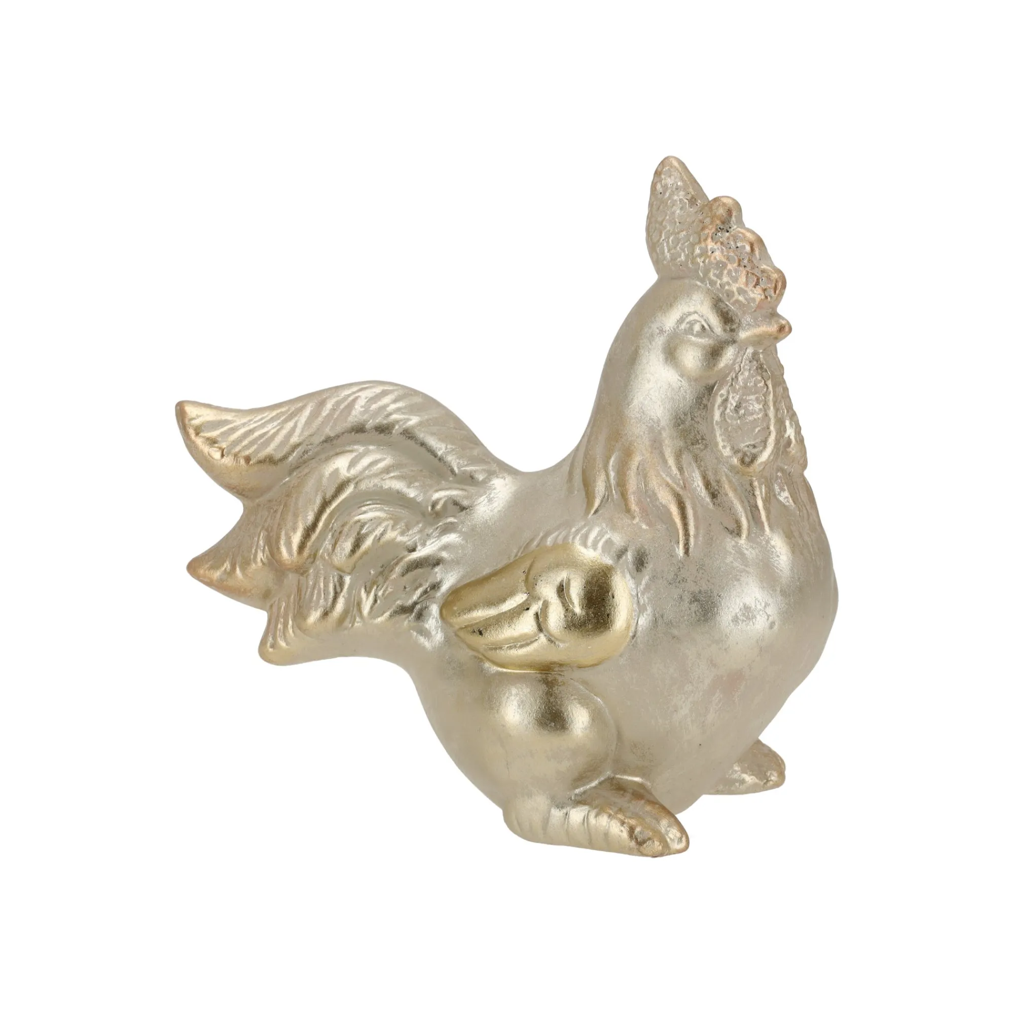 Van Cranenbroek Pasen|Woondecoratie>Kip 19 cm gold wash