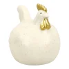 Van Cranenbroek Pasen|Woondecoratie>Kip deco creme 10cm