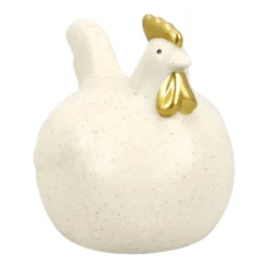 Van Cranenbroek Pasen|Woondecoratie>Kip deco creme 10cm