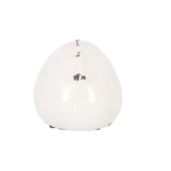 Pasen|Woondecoratie>Kip keramiek 14 cm antiek wit
