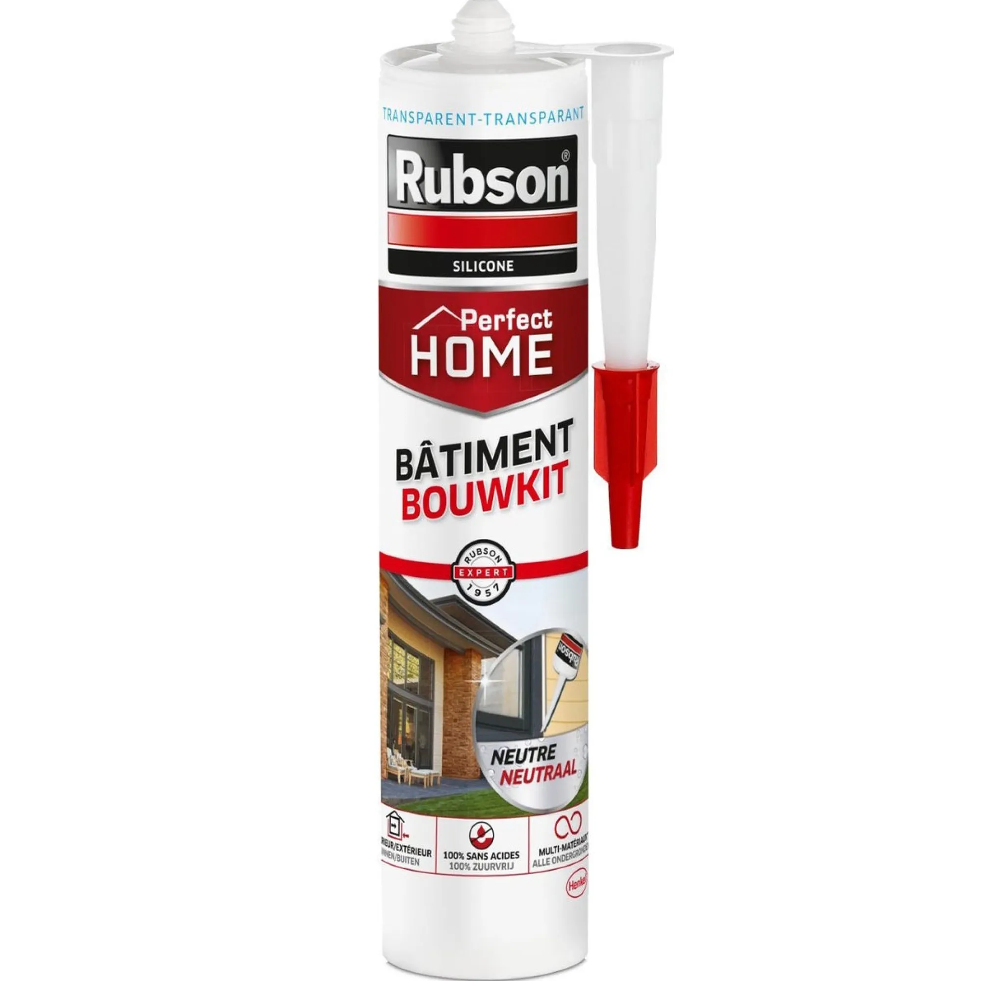 Rubson Verfspullen>Kit bouw transparant