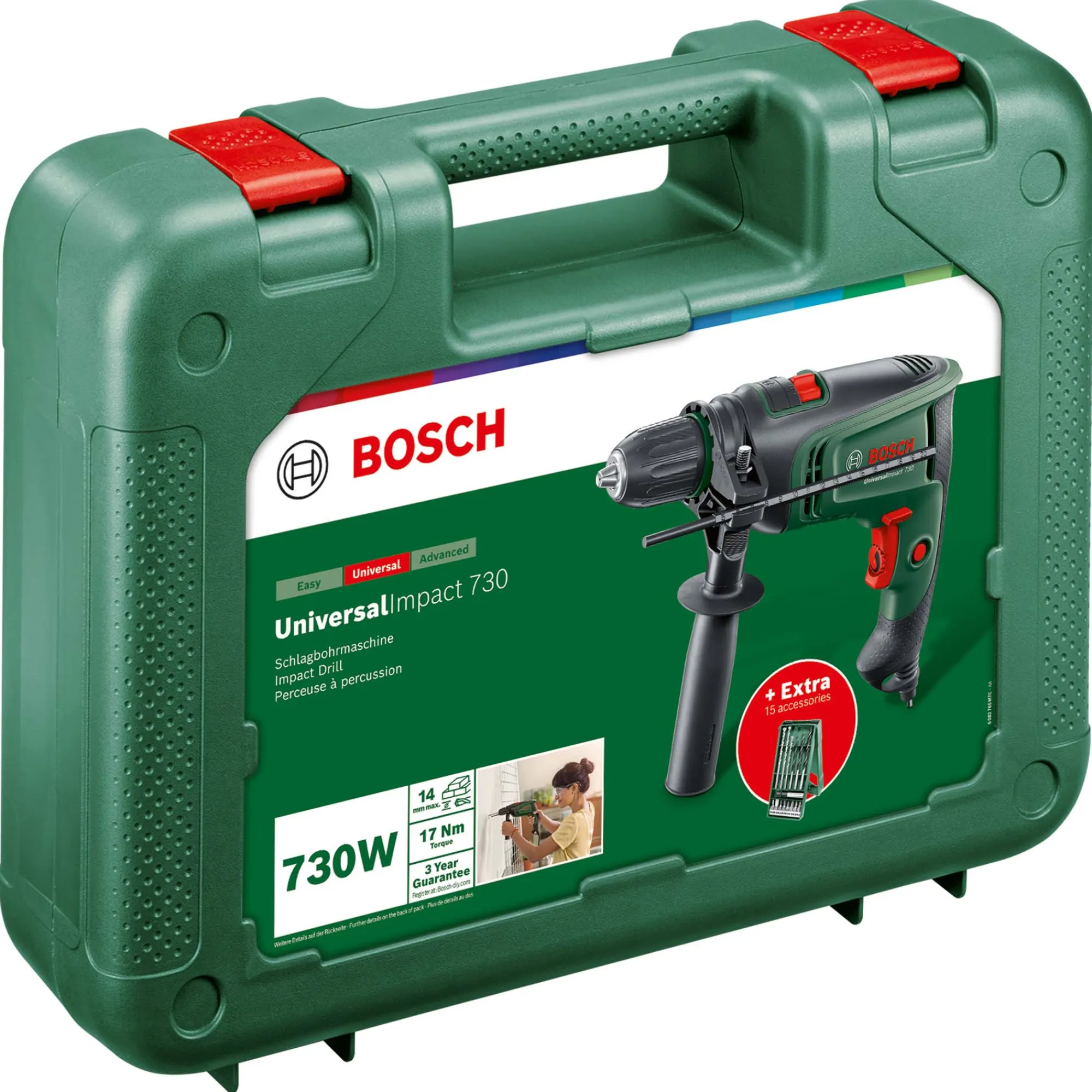 Bosch Elektrisch Gereedschap>Klopboor universal impact 730