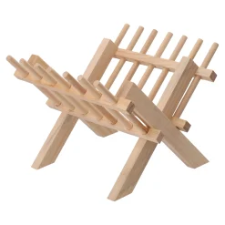 Friendly Pet Voer- En Drinkbakken Knaagdier>Knaagdier hooiruif staand hout 26cm