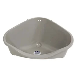 Moderna Knaagdierverzorging>Knaagdiertoilet hoek large warmgrijs