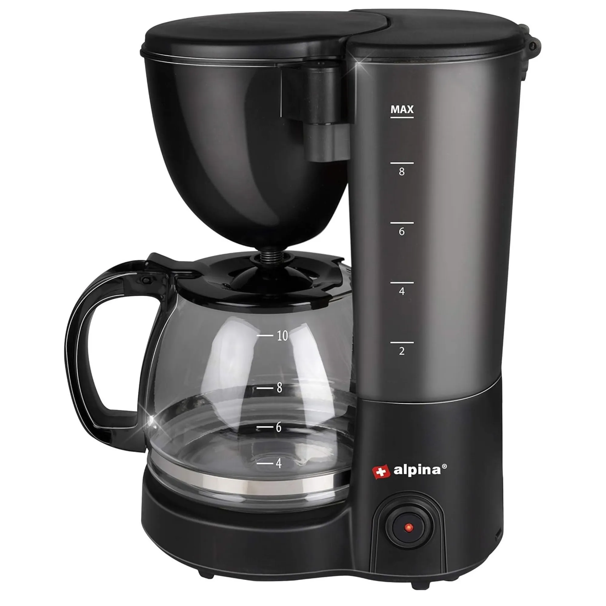 Alpina Koken & Tafelen>Koffiezetapparaat zwart 1,25L 750W