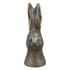 O'malley Pasen>Konijn cement 26 cm antiek zwart
