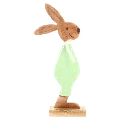 O'malley Pasen>Konijn hout 33cm groen