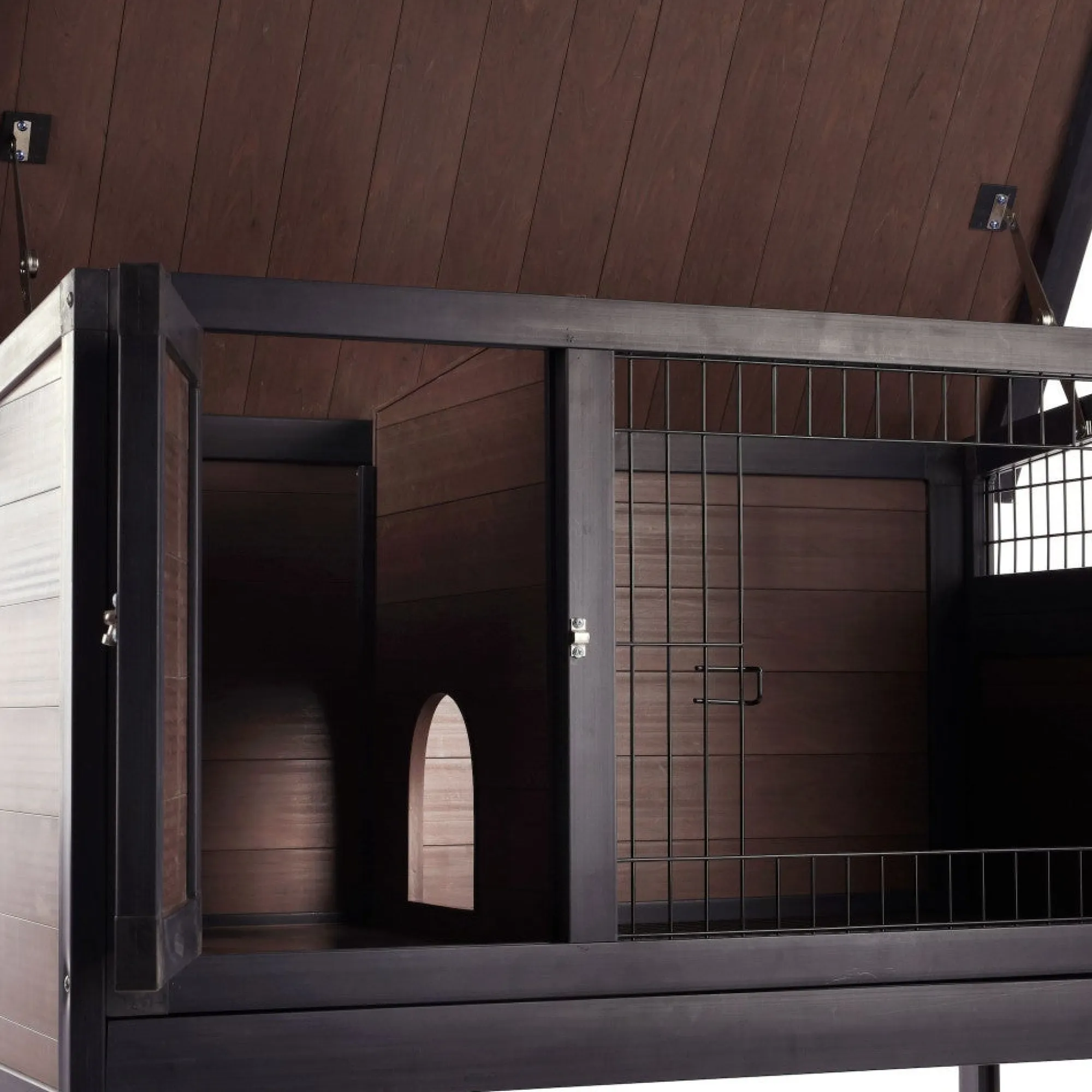 Flamingo Kooien En Hokken Knaagdier>Konijnenhok ramos bruin 113cm