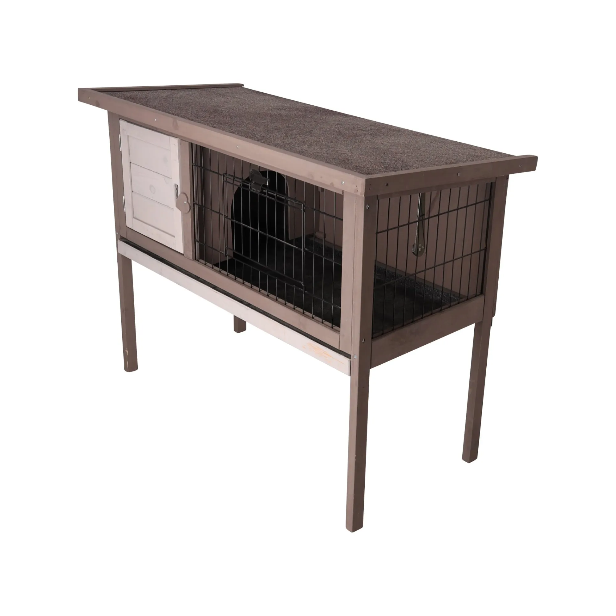 Friendly Pet Kooien En Hokken Knaagdier>Konijnenhok 92x45x70cm BC01 taupe