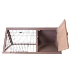 Friendly Pet Kooien En Hokken Knaagdier>Konijnenren 97 x 50 x 41 cm BC03 taupe