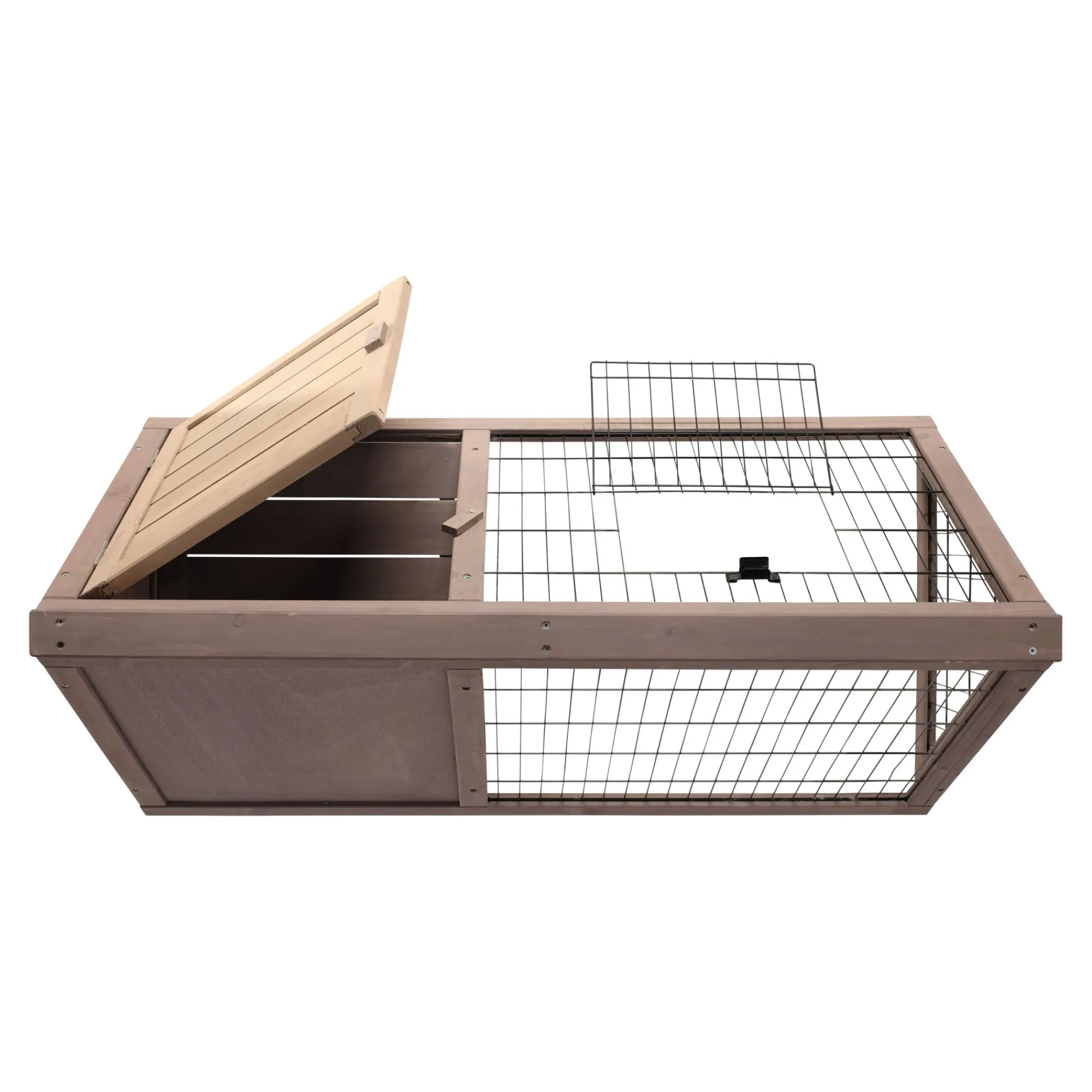 Friendly Pet Kooien En Hokken Knaagdier>Konijnenren 97 x 50 x 41 cm BC03 taupe