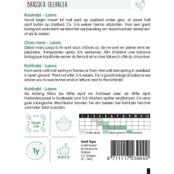Horti Tops Moestuin>Koolrabi Lanro zaad