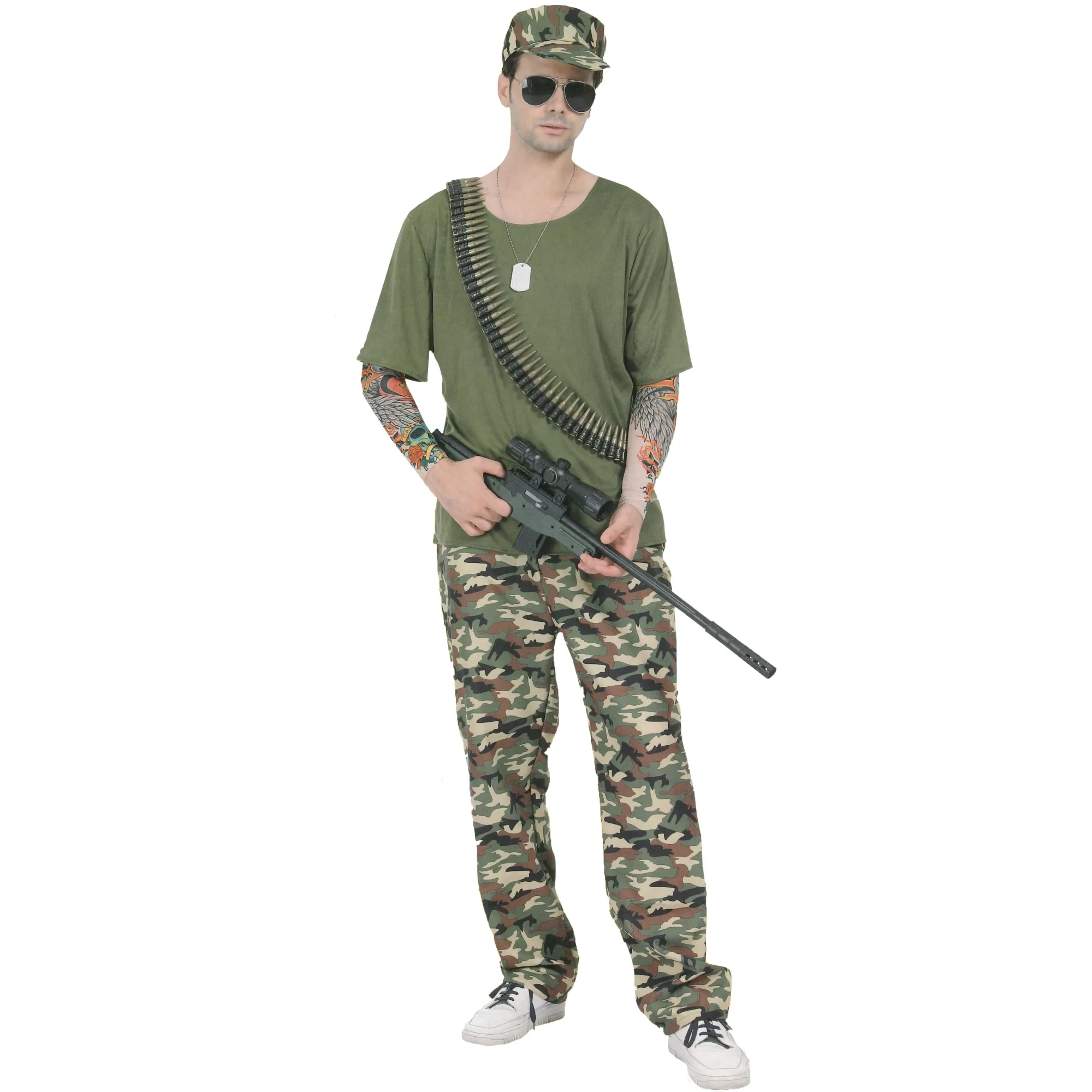 Van Cranenbroek Herenkostuums>Kostuum stoere soldaat L