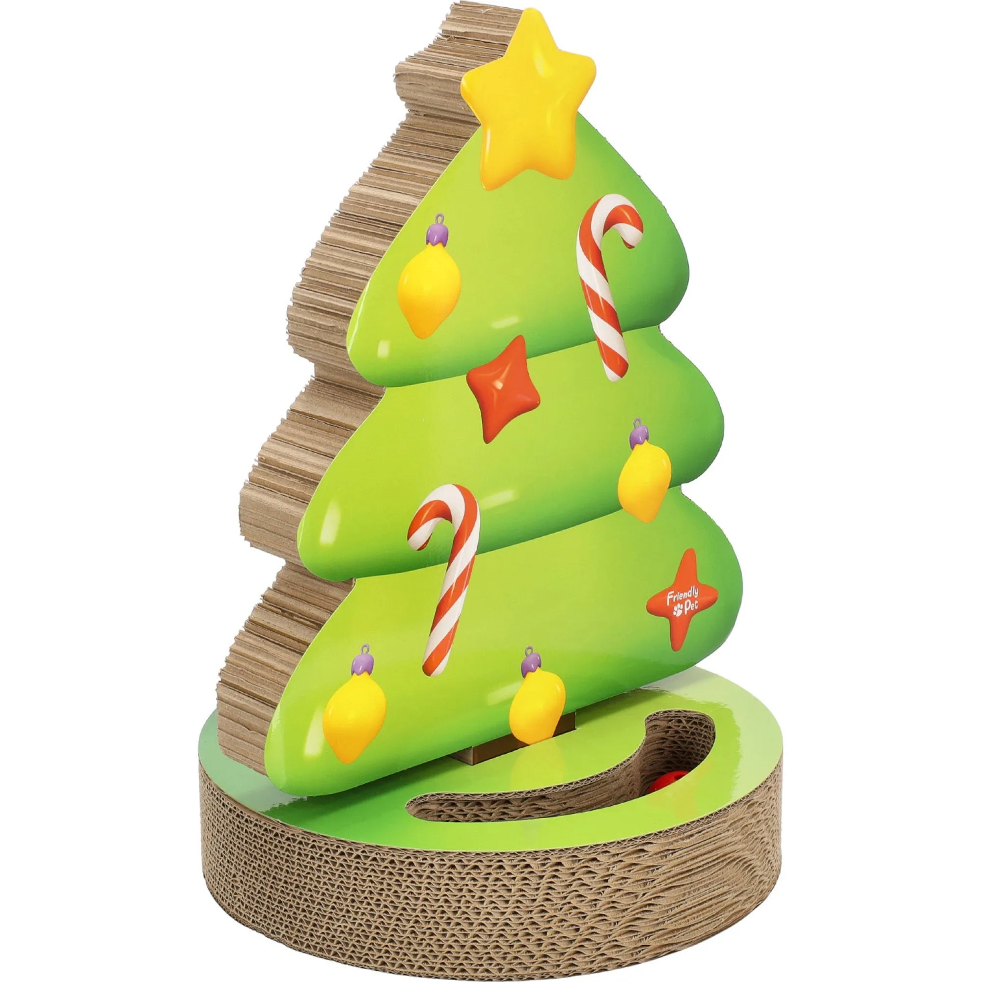 Friendly Pet Krabpaal>Krabkarton kerstboom 42 cm