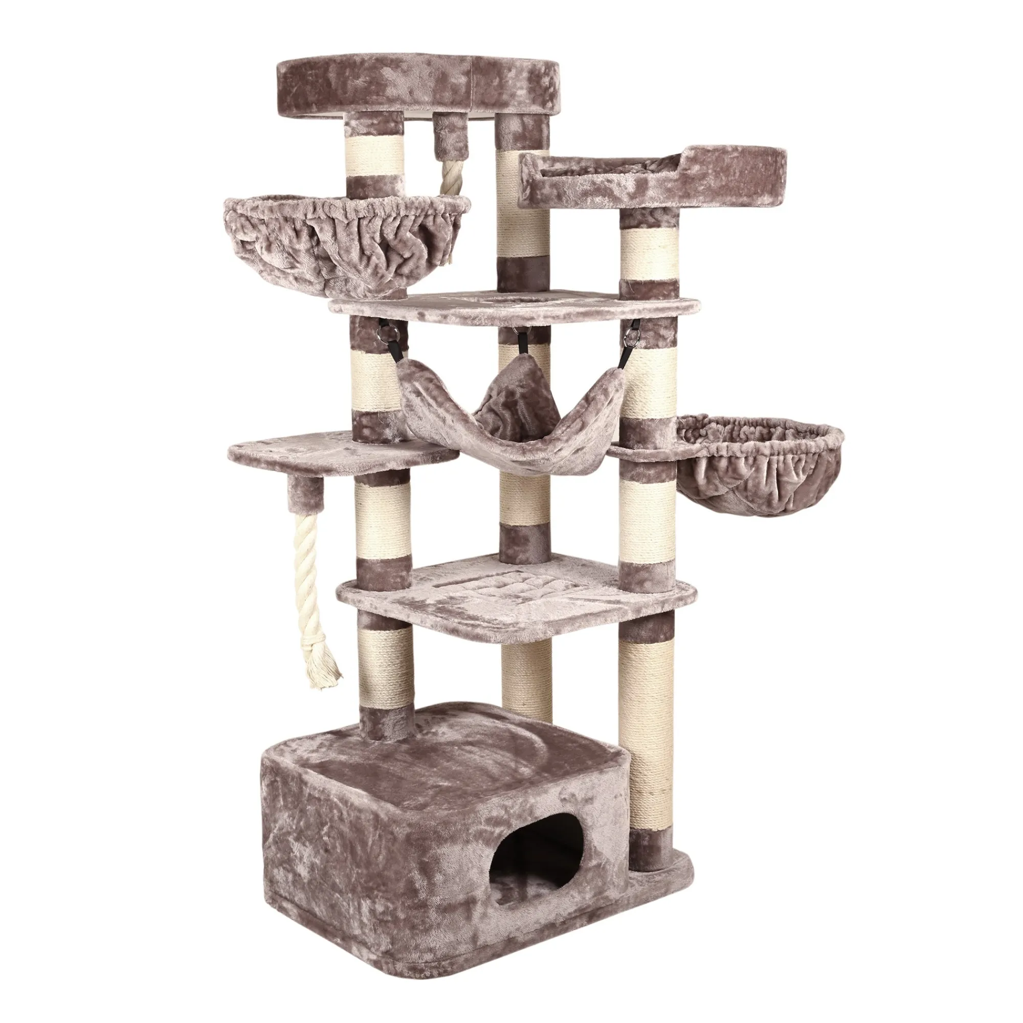 Friendly Pet Krabpaal>Krabpaal XL Loekie 180cm cappuccino