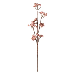 Natural Collections Kunstplanten En Kunstbloemen>Kunsttak met bessen 50 x 30 x 5 cm zalm