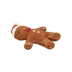 Kerstdecoratie>Kussen 45 x 31 cm gingerman bruin