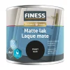 Finess Lakken>Lak waterb mat zwart 1428 250ml