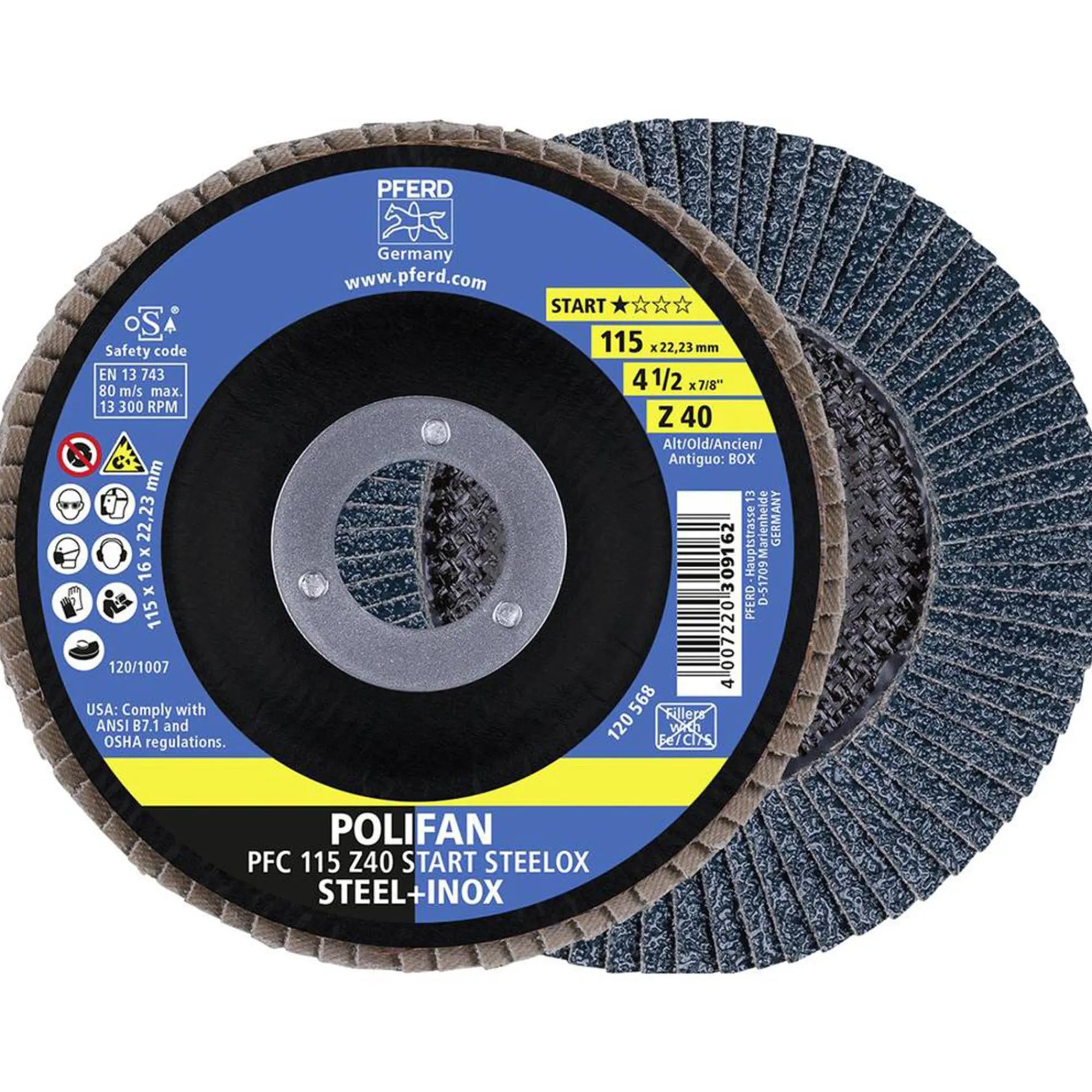 Pferd Toebehoren Elektrisch Gereedschap>Lamellenschijf PFC 115 Z40 Z-Box