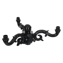 Diamant Buitenverlichting|Buitenverlichting>Lamp kroon Katwijk 3 lamps zwart