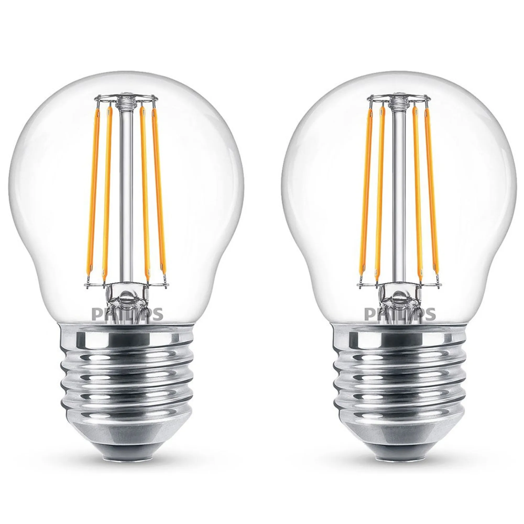 Philips Binnenverlichting>Lamp LED bol deco 40w E27 2st.