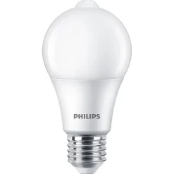 Philips Binnenverlichting>Lamp LED bol mat beweging 60W E27