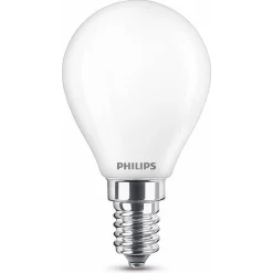 Philips Binnenverlichting>Lamp LED bol mat dimbaar 40W E14