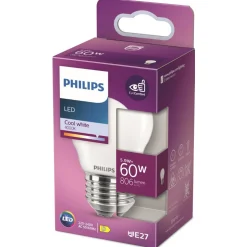 Philips Binnenverlichting>Lamp LED bol mat 60W E27