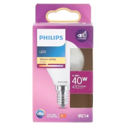 Philips Bouwlampen>Lamp LED bol mat 40W E14