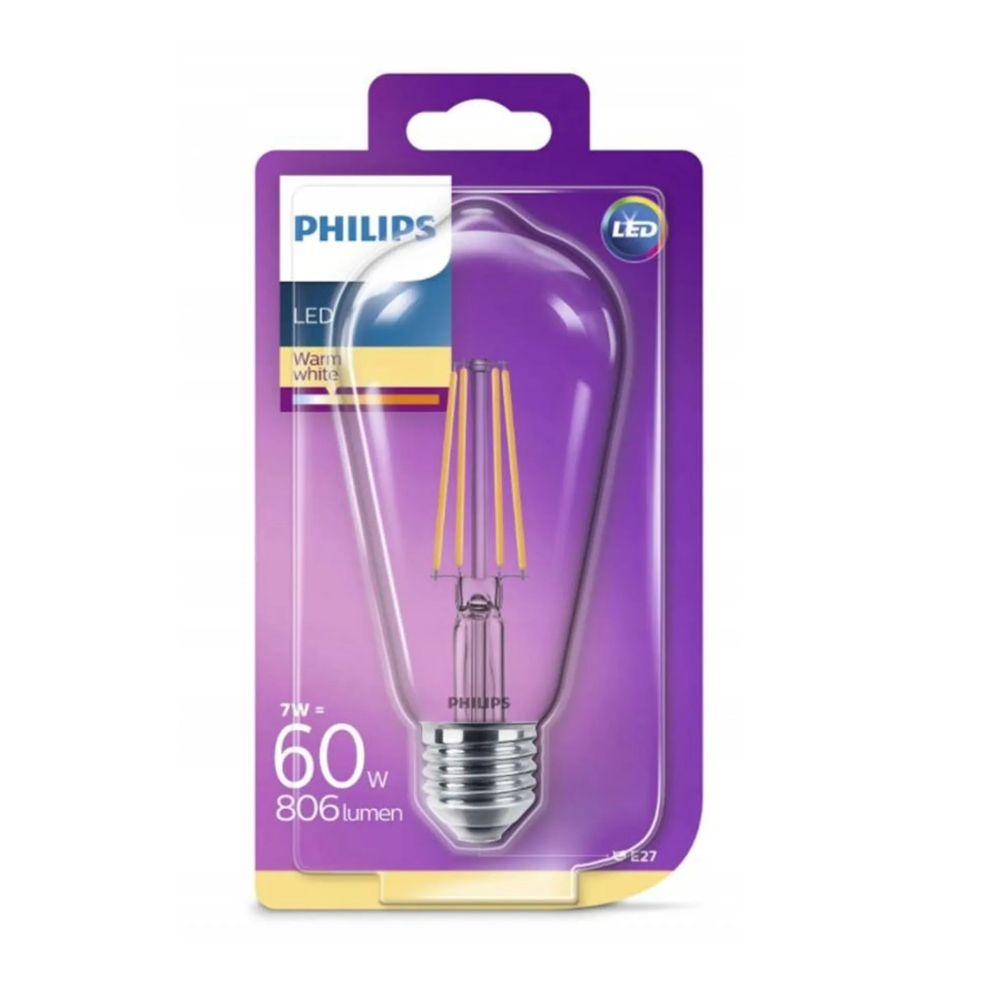 Philips Binnenverlichting>Lamp LED Edison 60W E27