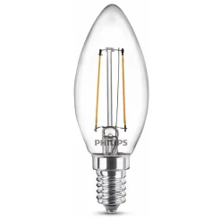 Philips Binnenverlichting>Lamp LED kaars deco 25W E14 2st.