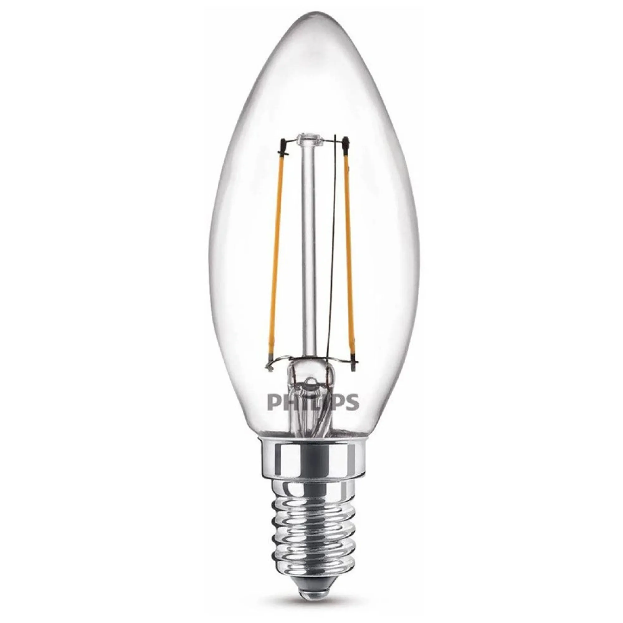 Philips Binnenverlichting>Lamp LED kaars deco 25W E14 2st.