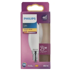 Philips Bouwlampen>Lamp LED kaars mat 25W E14