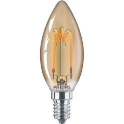 Philips Binnenverlichting>Lamp LED kaars Vintage 14W E14