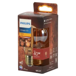 Philips Bouwlampen>Lamp LED peer gold 40W E27