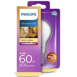Philips Binnenverlichting>Lamp LED peer mat 60W E27 wg