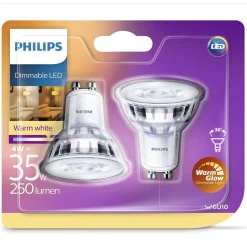 Philips Binnenverlichting>Lamp LED spot 35W GU10 2st.