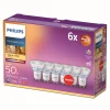Philips Binnenverlichting>Lamp LED spot 50W GU10 6st.