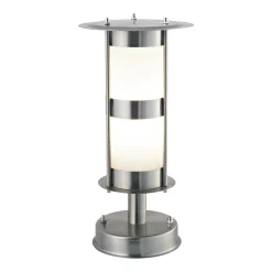 Diamant Buitenverlichting|Buitenverlichting>Lamp Piacenza RVS sokkel