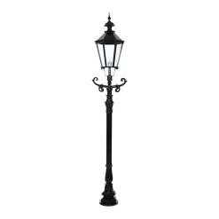 Diamant Buitenverlichting|Buitenverlichting>Lamp staand Volendam 74 cm Zwart